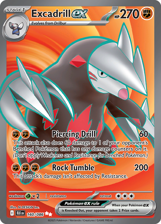 Black Bolt - 160/086 - Excadrill ex