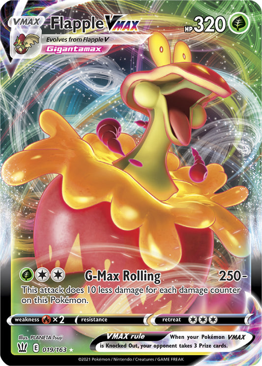 Battle Styles - 019/163 - Flapple VMAX