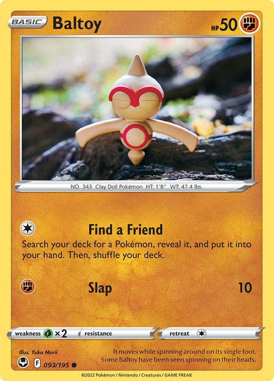 Silver Tempest - 093/195 - Baltoy