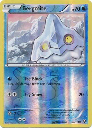 Steam Siege - 036/114 - Bergmite - Reverse Holo