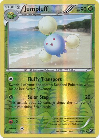 Steam Siege - 005/114 - Jumpluff - Reverse Holo
