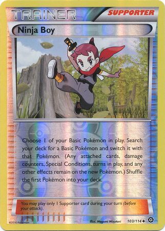 Steam Siege - 103/114 - Ninja Boy - Reverse Holo