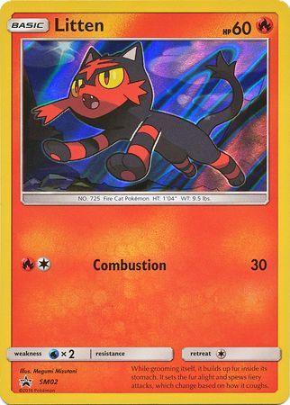 Black Star Promos - SM02 - Litten - Holo