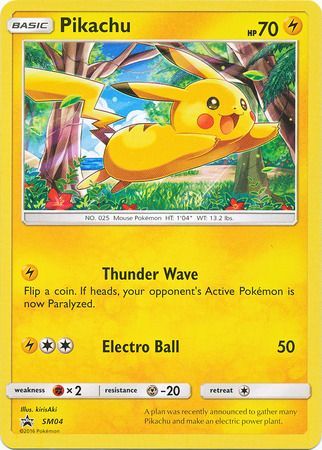 Black Star Promos - SM04 - Pikachu (Sealed)