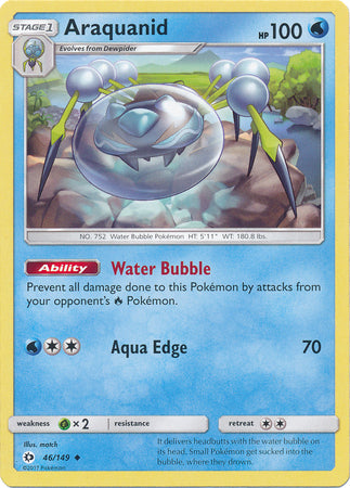 Sun & Moon - 046/149 - Araquanid