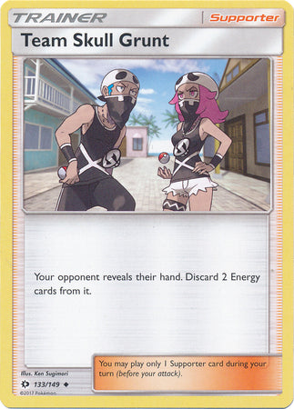 Sun & Moon - 133/149 - Team Skull Grunt