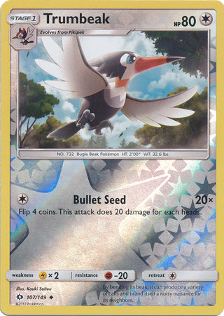 Sun & Moon - 107/149 - Trumbeak - Reverse Holo