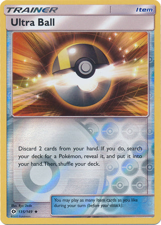 Sun & Moon - 135/149 - Ultra Ball - Reverse Holo