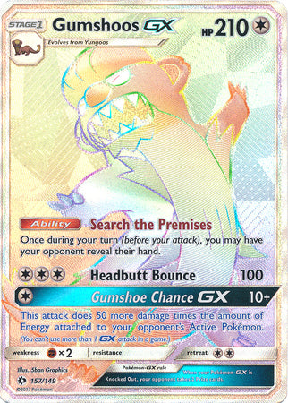 Sun & Moon - 157/149 - Gumshoos GX