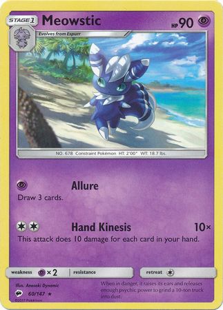 Burning Shadows - 060/147 - Meowstic