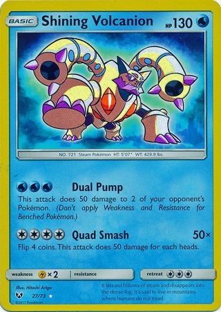 Shining Legends - 027/073 - Shining Volcanion - Holo