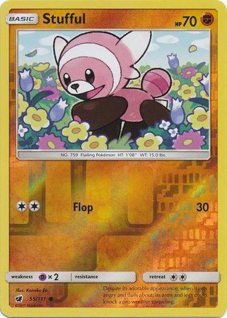 Crimson Invasion - 055/111 - Stufful - Reverse Holo