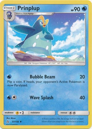 Ultra Prism - 033/156 - Prinplup
