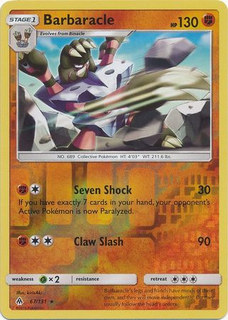 Forbidden Light - 067/131 - Barbaracle - Reverse Holo