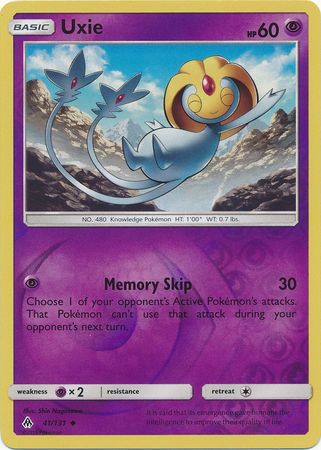 Forbidden Light - 041/131 - Uxie - Reverse Holo