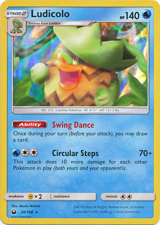 Celestial Storm - 038/168 - Ludicolo - Holo