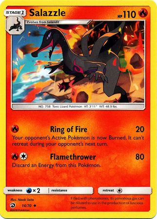 Dragon Majesty - 014/070 - Salazzle