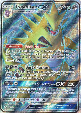 Lost Thunder - 203/214 - Tyranitar GX
