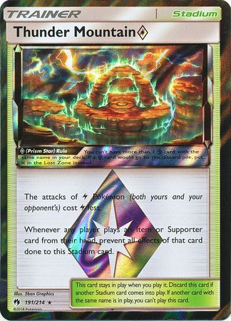 Lost Thunder - 191/214 - Thunder Mountain ◇ - Holo