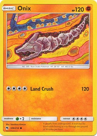 Lost Thunder - 109/214 - Onix