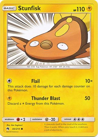 Lost Thunder - 083/214 - Stunfisk