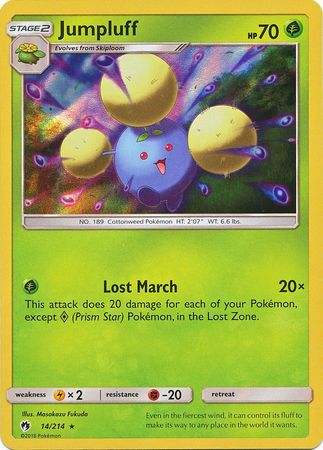 Lost Thunder - 014/214 - Jumpluff - Holo