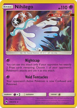 Lost Thunder - 106/214 - Nihilego - Holo