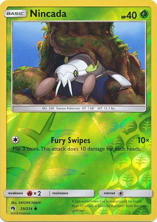 Lost Thunder - 029/214 - Nincada - Reverse Holo