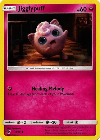Detective Pikachu - 14/18 - Jigglypuff - Holo