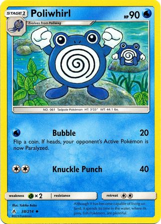 Unbroken Bonds - 038/214 - Poliwhirl