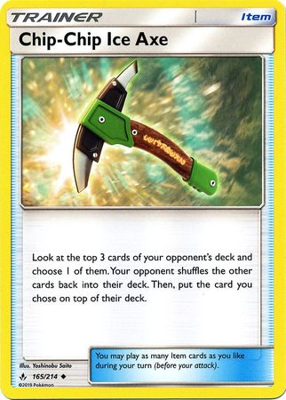 Unbroken Bonds - 165/214 - Chip-Chip Ice Axe