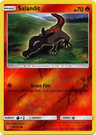 Unbroken Bonds - 030/214 - Salandit - Reverse Holo