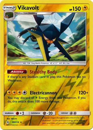 Unbroken Bonds - 059/214 - Vikavolt - Reverse Holo