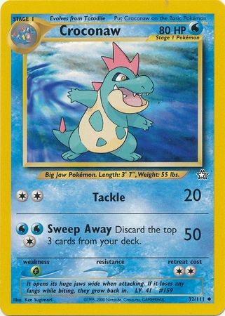 Neo Genesis - 032/111 - Croconaw