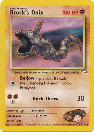 Gym Heroes - 069/132 - Brock's Onix