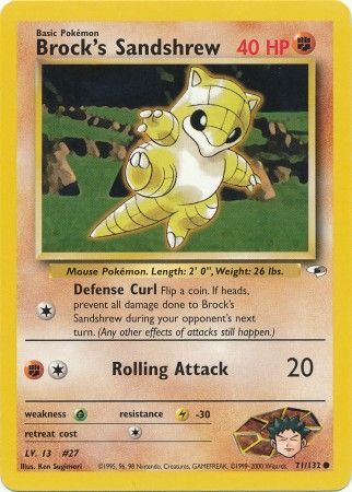 Gym Heroes - 071/132 - Brock's Sandshrew