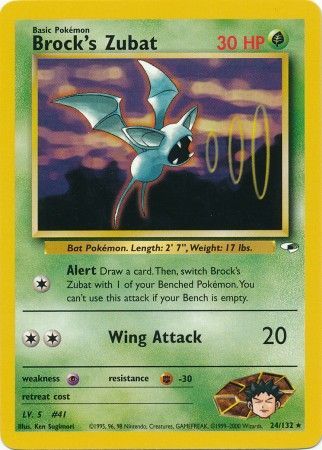 Gym Heroes - 024/132 - Brock's Zubat