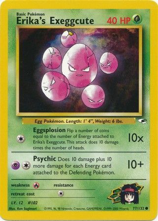 Gym Heroes - 077/132 - Erika's Exeggcute