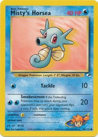 Gym Heroes - 086/132 - Misty's Horsea