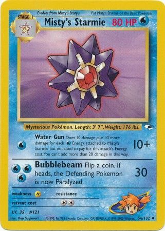 Gym Heroes - 056/132 - Misty's Starmie
