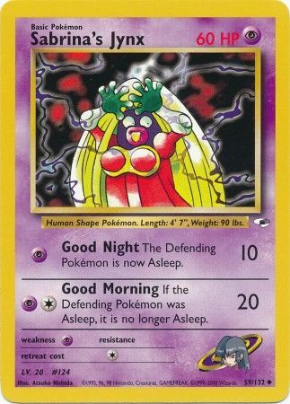 Gym Heroes - 059/132 - Sabrina's Jynx