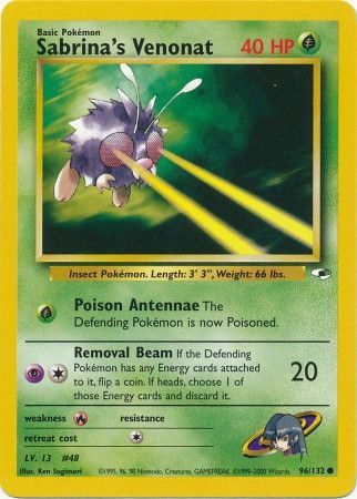 Gym Heroes - 096/132 - Sabrina's Venonat