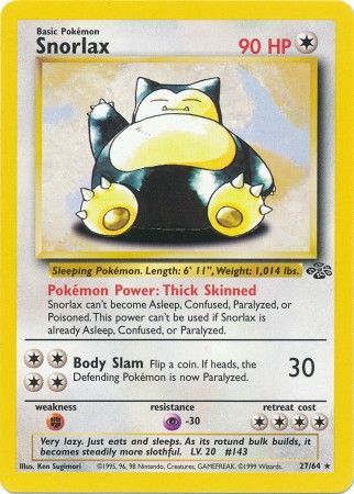 Jungle - 027/064 - Snorlax
