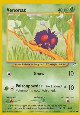 Neo Destiny - 090/105 - Venonat