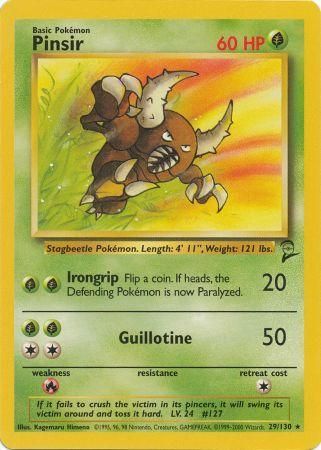 Base Set 2 - 029/130 - Pinsir