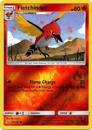 Unified Minds - 031/236 - Fletchinder - Reverse Holo