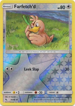 Hidden Fates - 045/068 - Farfetch'd - Reverse Holo