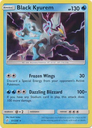 Cosmic Eclipse - 061/236 - Black Kyurem - Holo