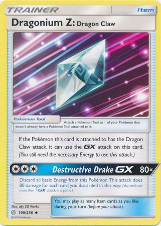 Cosmic Eclipse - 190/236 - Dragonium Z: Dragon Claw