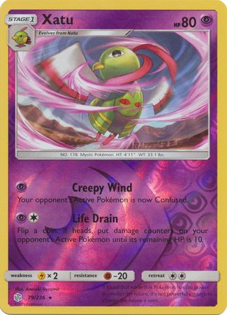 Cosmic Eclipse - 079/236 - Xatu - Reverse Holo
